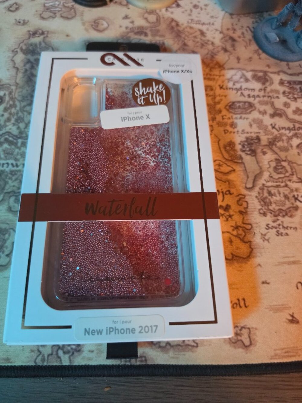 Casemate Waterfall Pink Glitter Case for iPhone X/XS